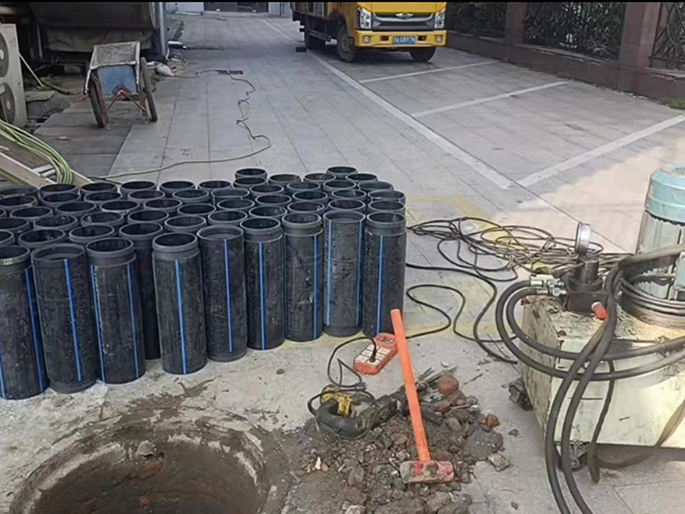 花都PE置换管厂家 DN315置换管 非开挖管短管置换